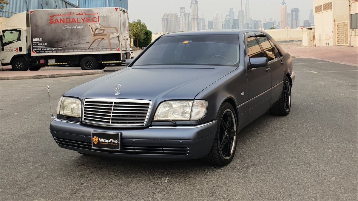 Mercedes S500 - Grey Satin wrap - img 1
