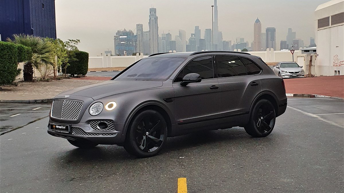 Bentley Bentayga - Grey Matt wrap - img 1