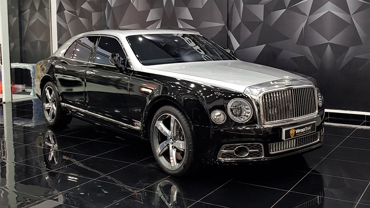 Bentley Mulsanne - Black Gloss wrap - cover