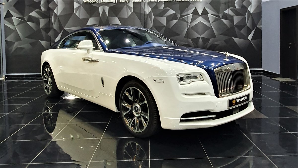 Rolls-Royce Wraith - Blue Gloss Stripe - cover