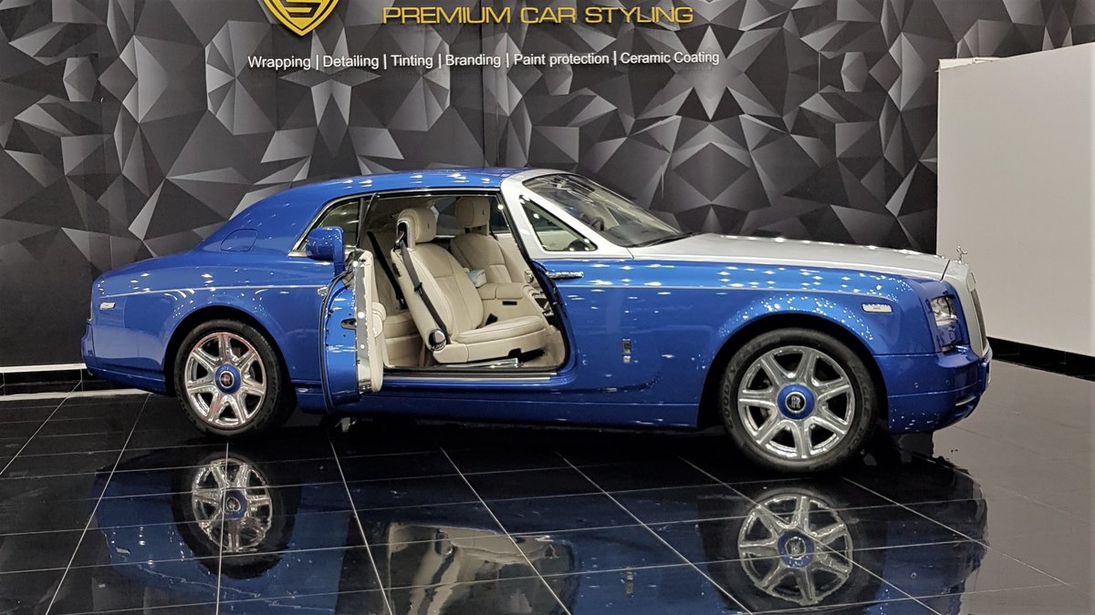 Rolls-Royce Wraith - Blue Gloss wrap - img 1