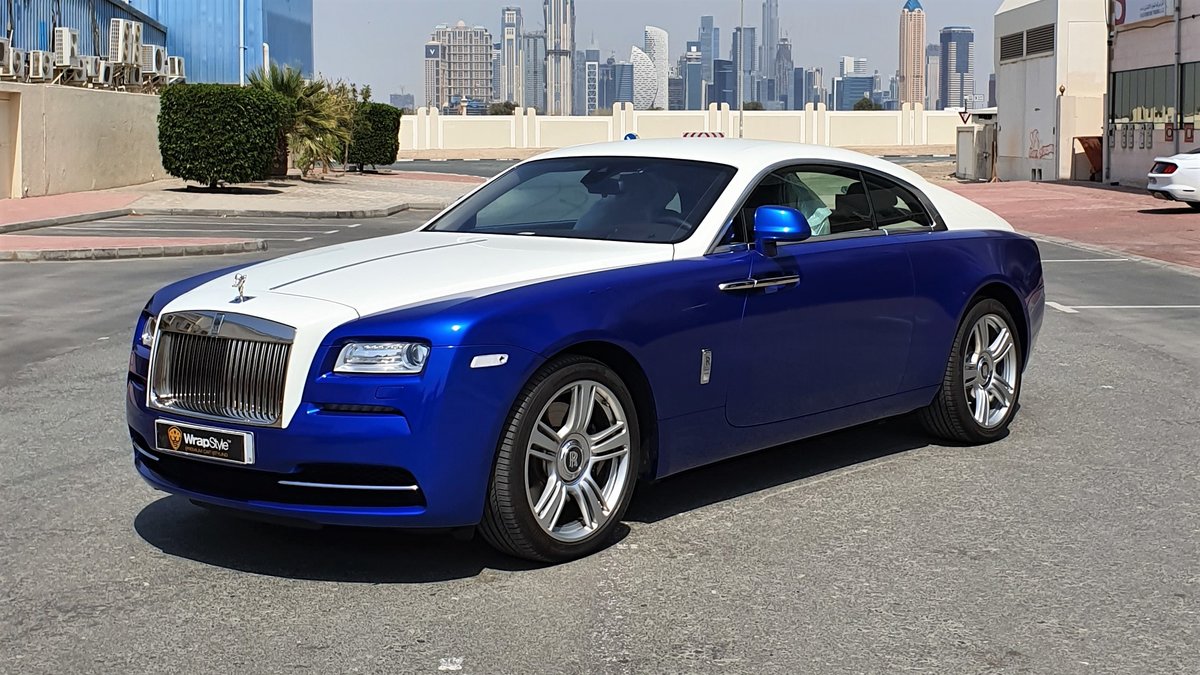Rolls-Royce Wraith - Blue Pearl wrap - img 1