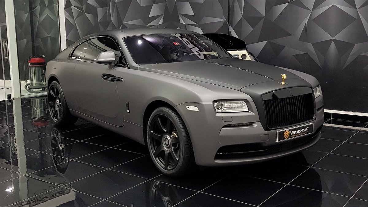 Rolls-Royce Wraith - Grey Matt wrap - cover