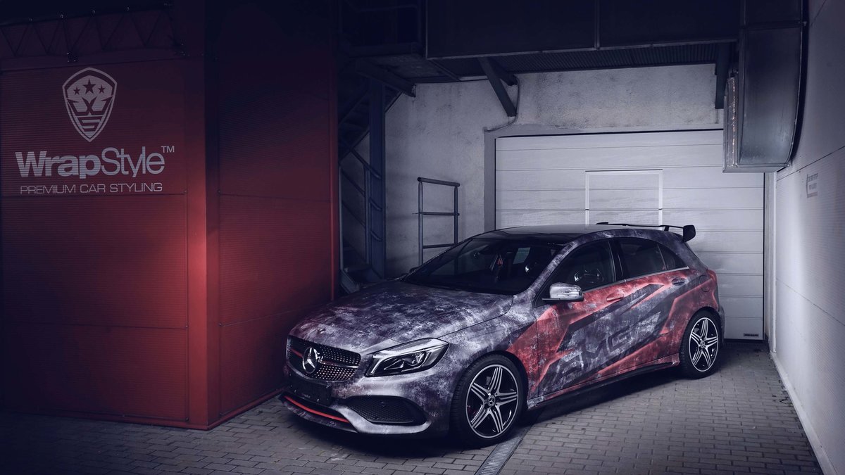 Mercedes A43 AMG - The Smell Of Blood design - cover
