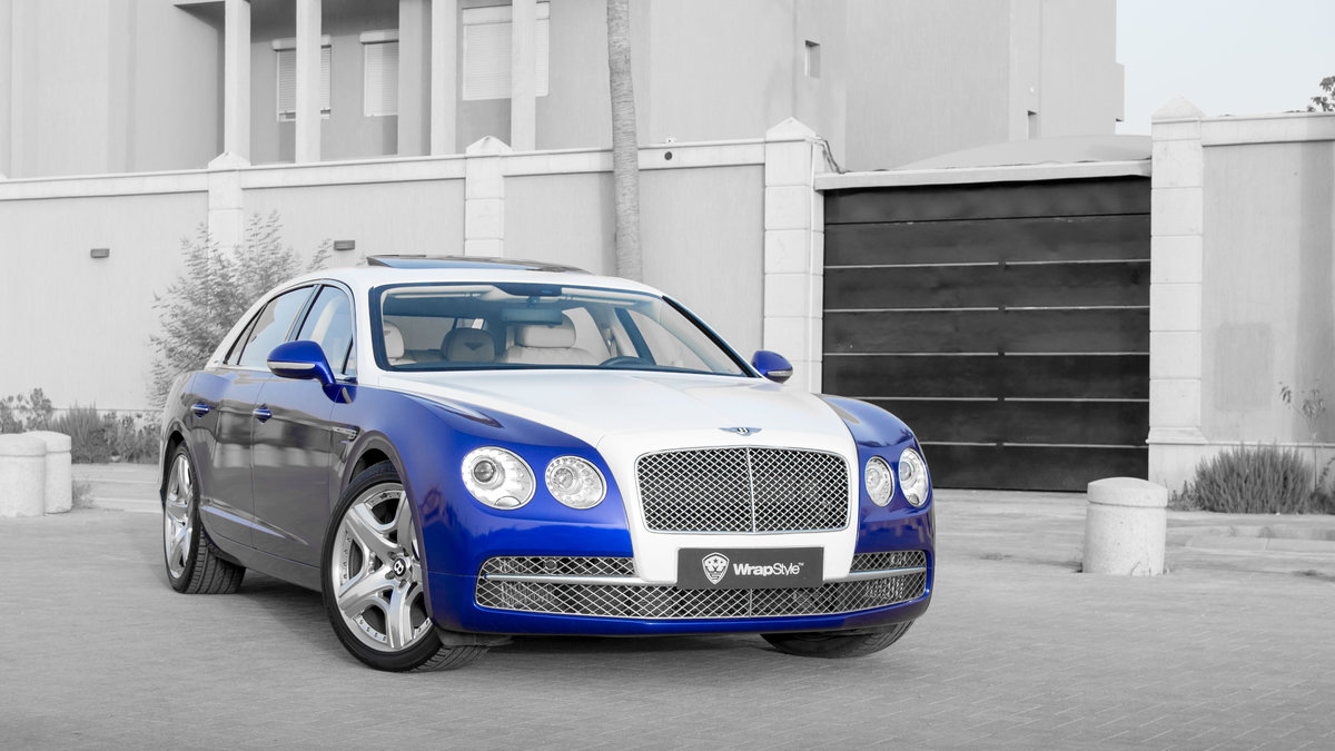 Bentley Continental - Blue Gloss wrap - cover