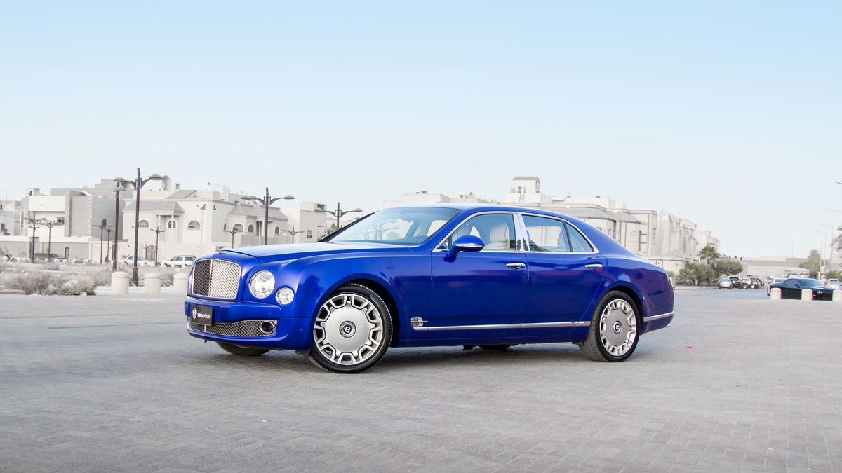 Bentley Mulsanne - Blue Gloss wrap - cover