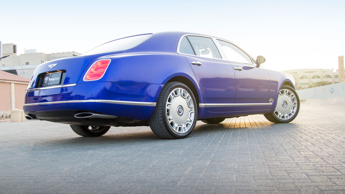 Bentley Mulsanne - Blue Gloss wrap - img 1