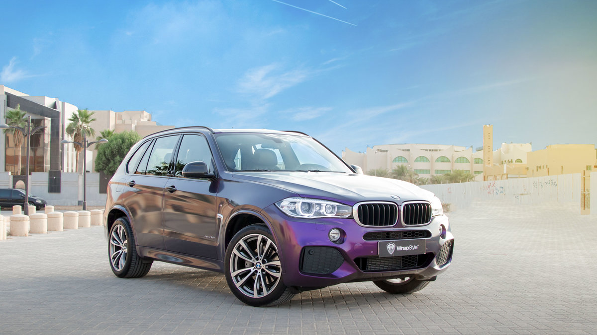 BMW X5 - Purple Gloss wrap - cover