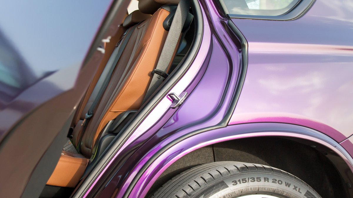 BMW X5 - Purple Gloss wrap - img 2