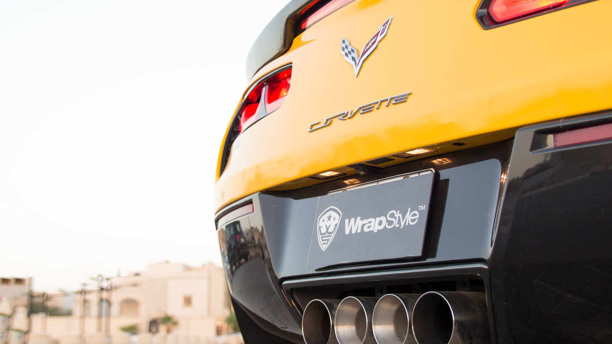 Chevrolet Corvette - Yellow Gloss wrap - img 3