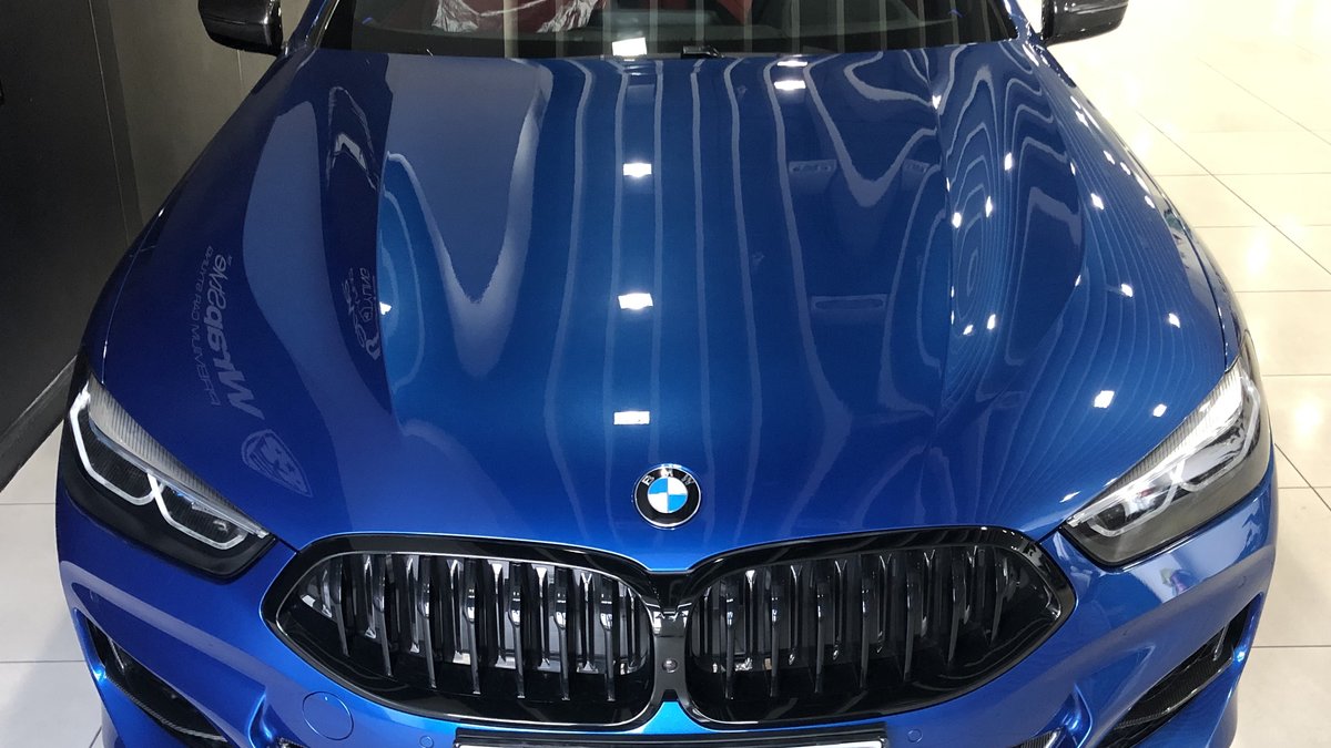 BMW 850i - Blue Gloss wrap - img 1