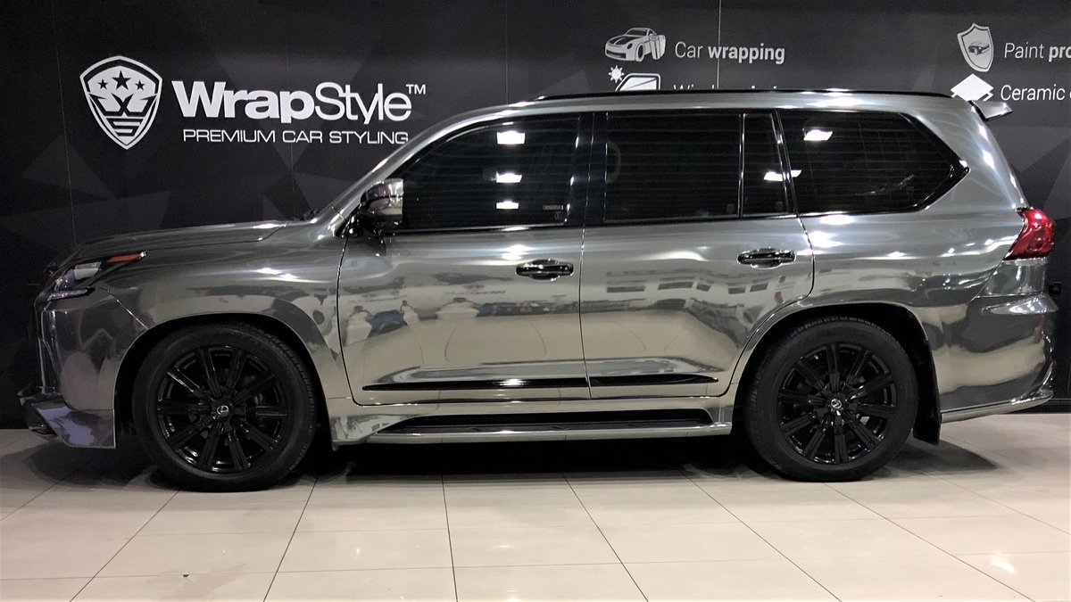 Lexus LX570 - Chrome Gloss wrap - cover