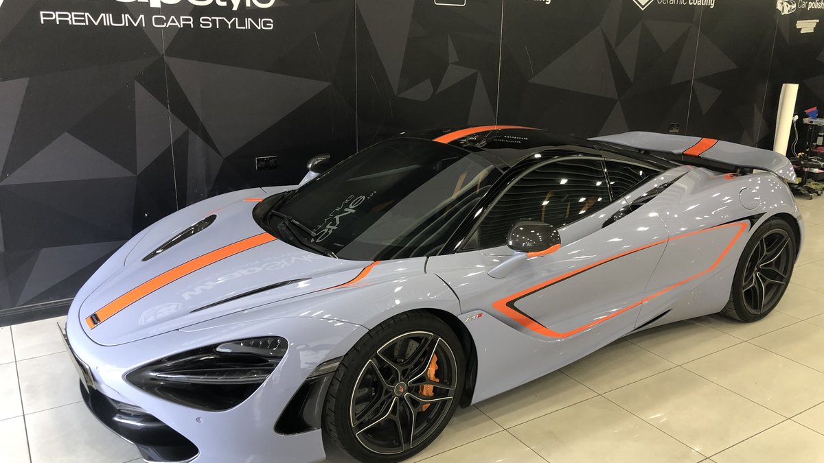 McLaren 720s - Blue Gloss wrap - img 3