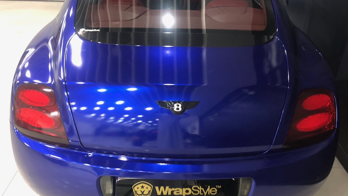 Bentley Continental - Blue Gloss wrap - img 1