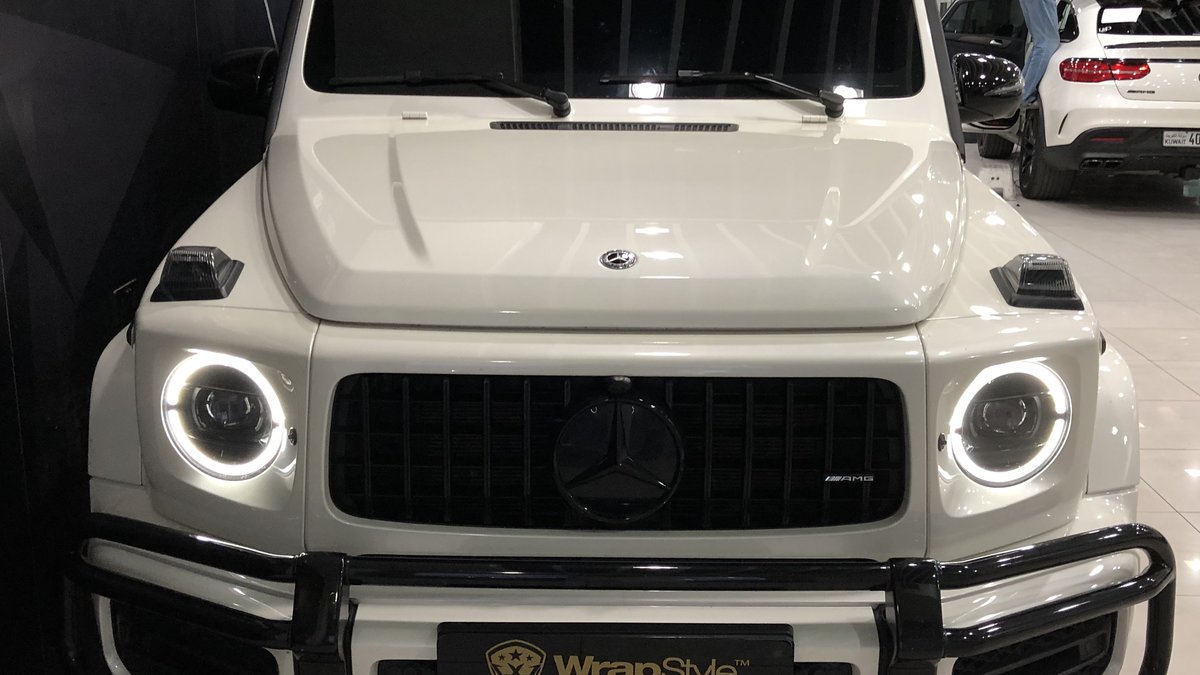 Mercedes G - White Gloss wrap - img 2