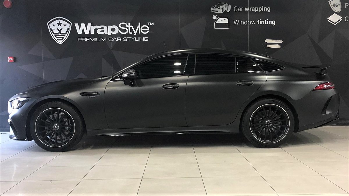 Mercedes GT43 - Black Matt wrap - cover