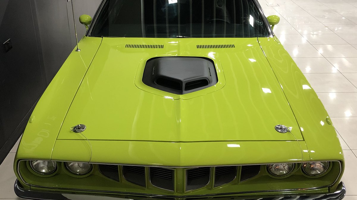 Playmouth Cuda - Green Gloss wrap - img 3