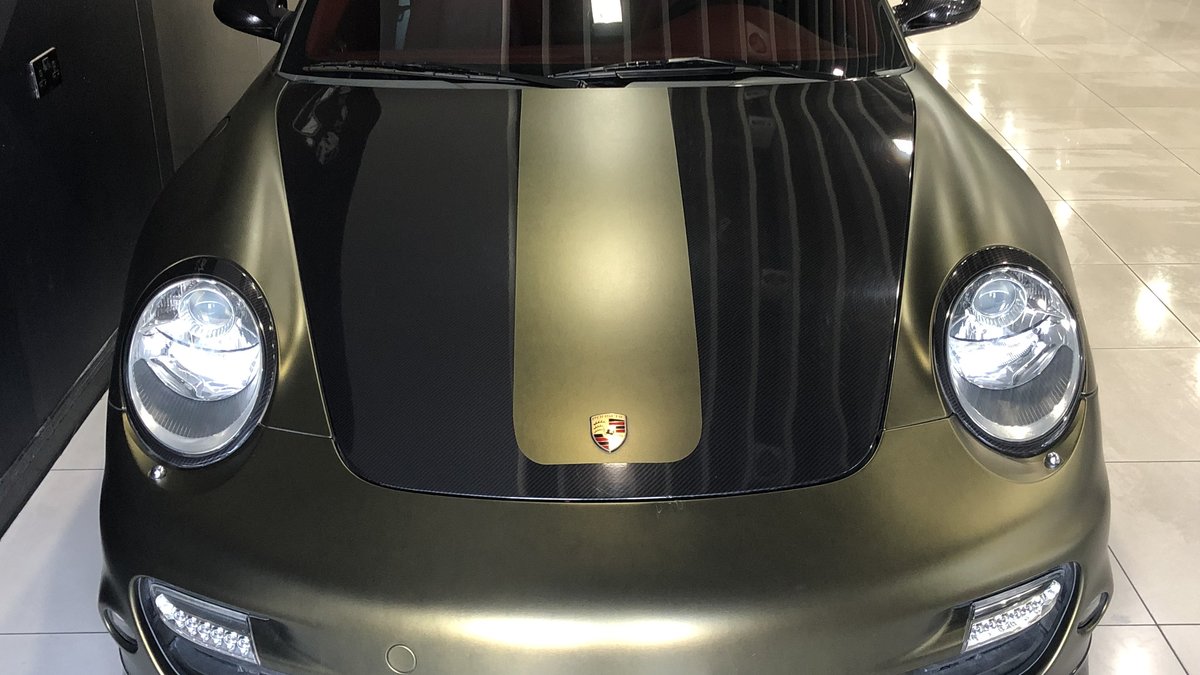 Porsche GT2 - Gold Matt wrap - img 1