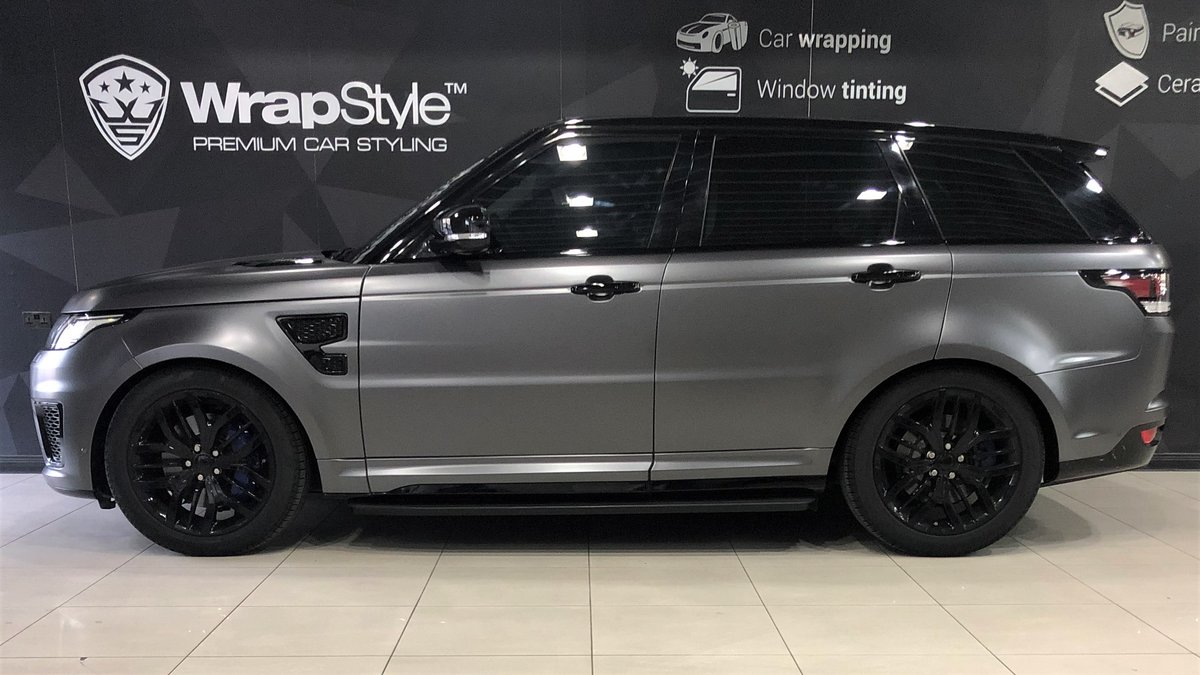Range Rover SVR - Grey Matt wrap - cover