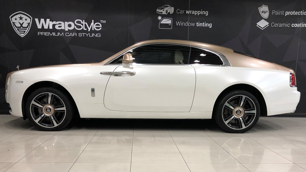 Rolls-Royce Wraith - Bronze Stripe wrap - cover