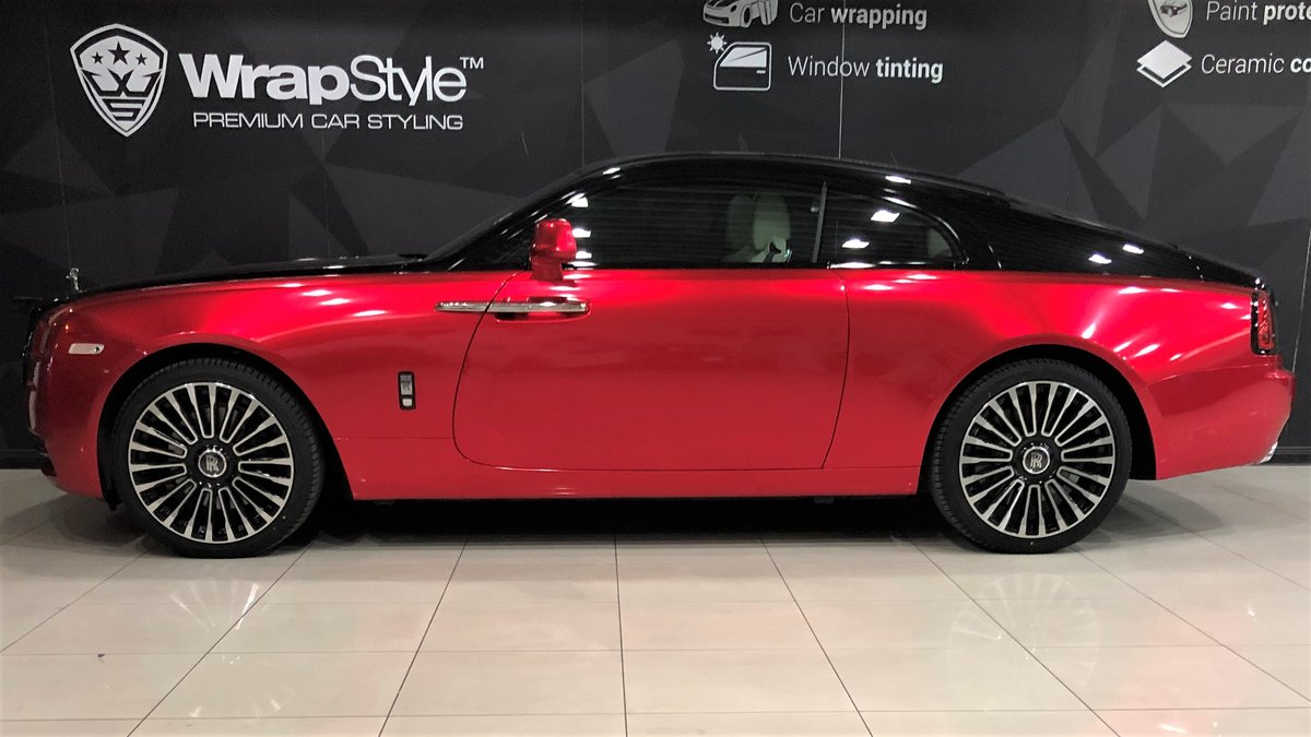 Rolls-Royce Wraith - Red Gloss wrap - cover