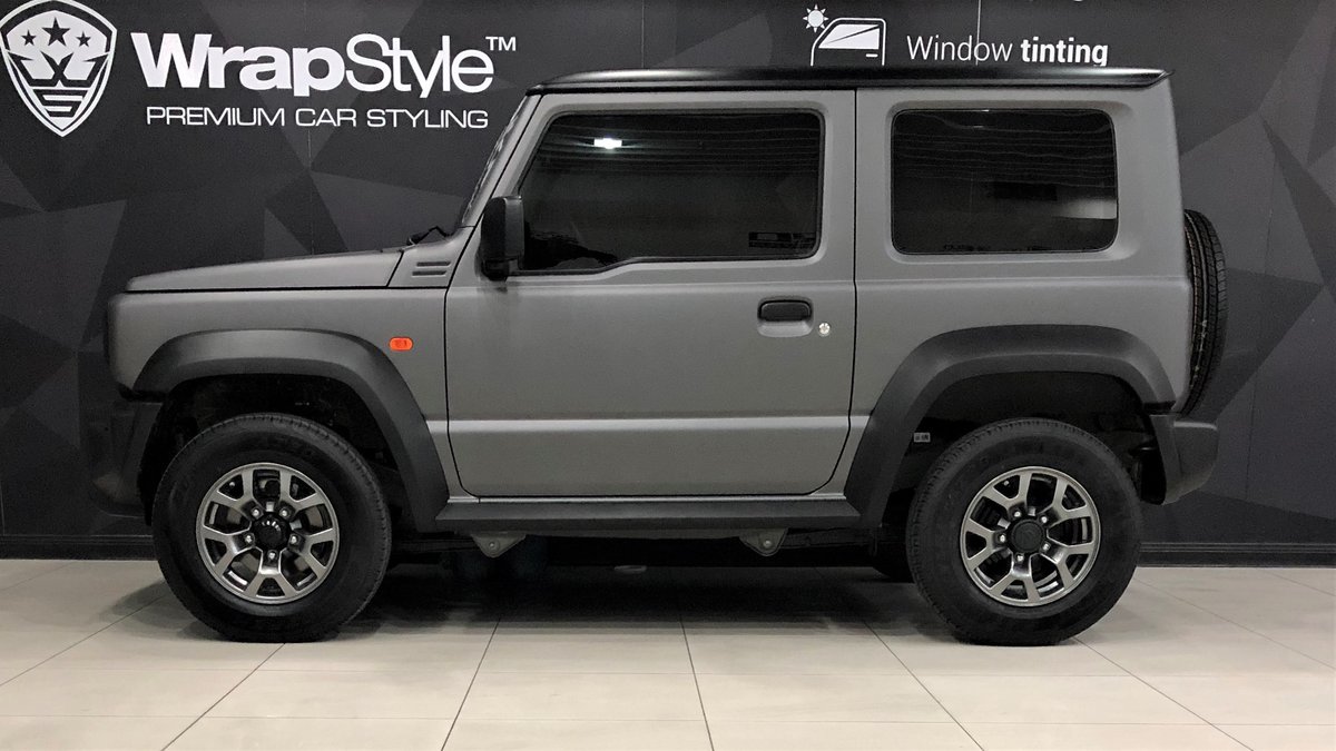Suzuki Jimny - Grey Matt wrap - cover