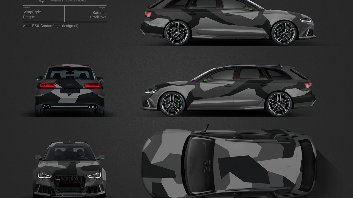 Audi RS6 - Camouflage design - img 1