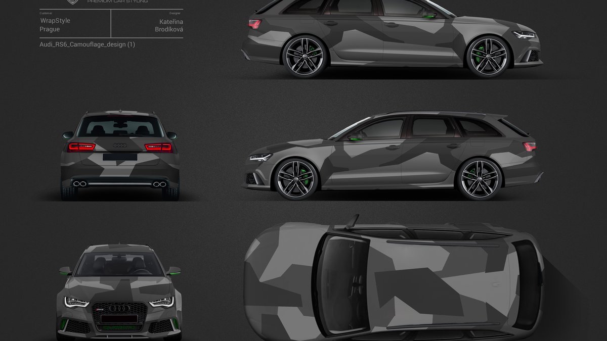 Audi RS6 - Camouflage design - img 2