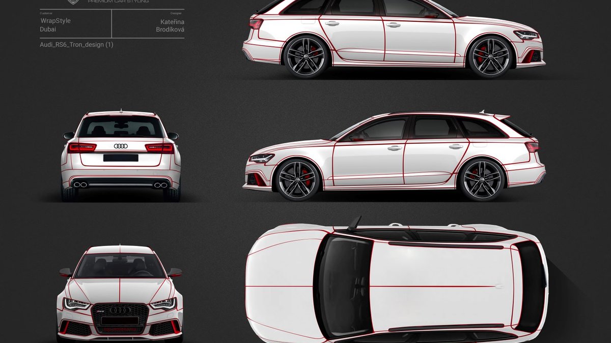 Audi RS6 - Tron design - cover