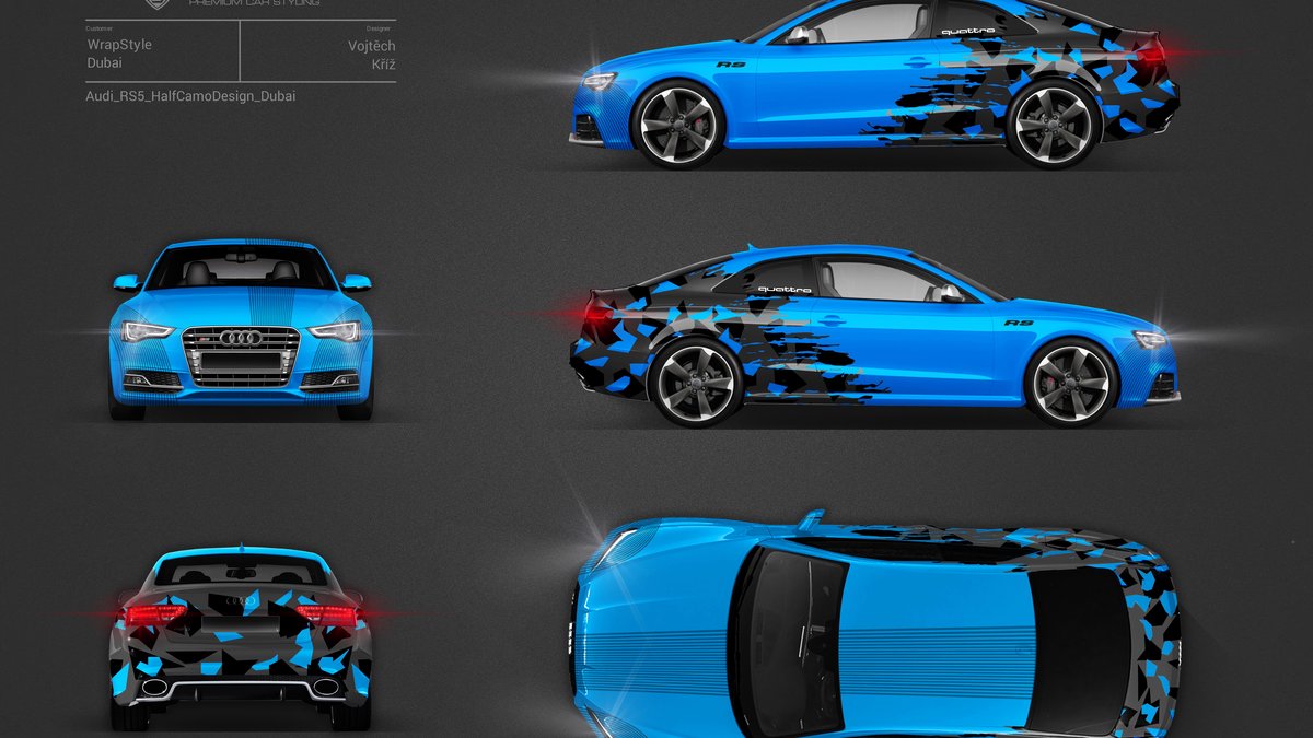 Audi S5 - HalfCamo design - img 1