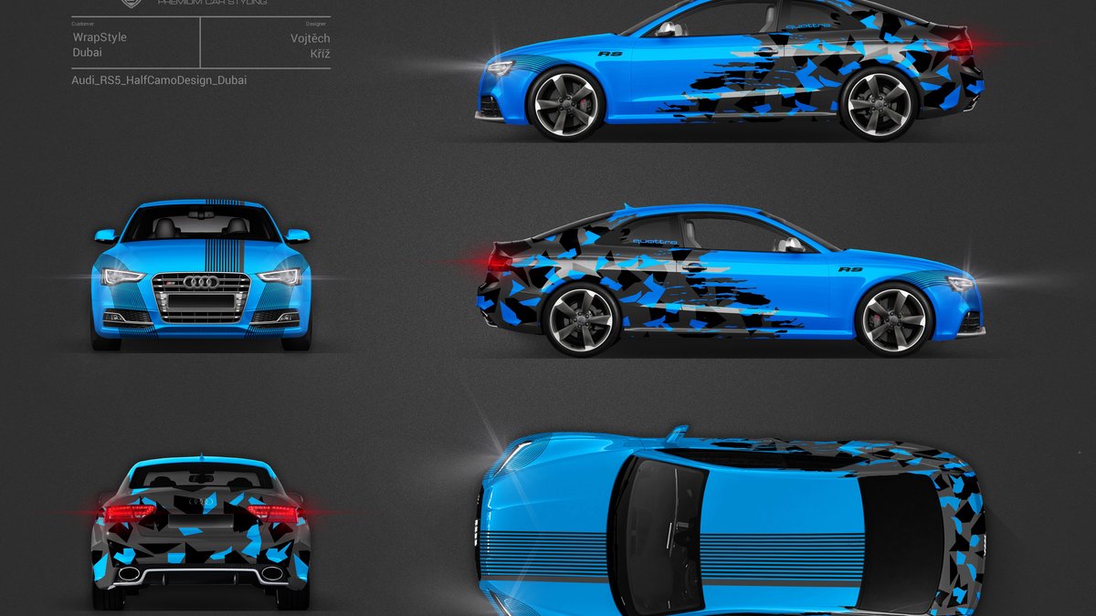 Audi S5 - HalfCamo design - img 2