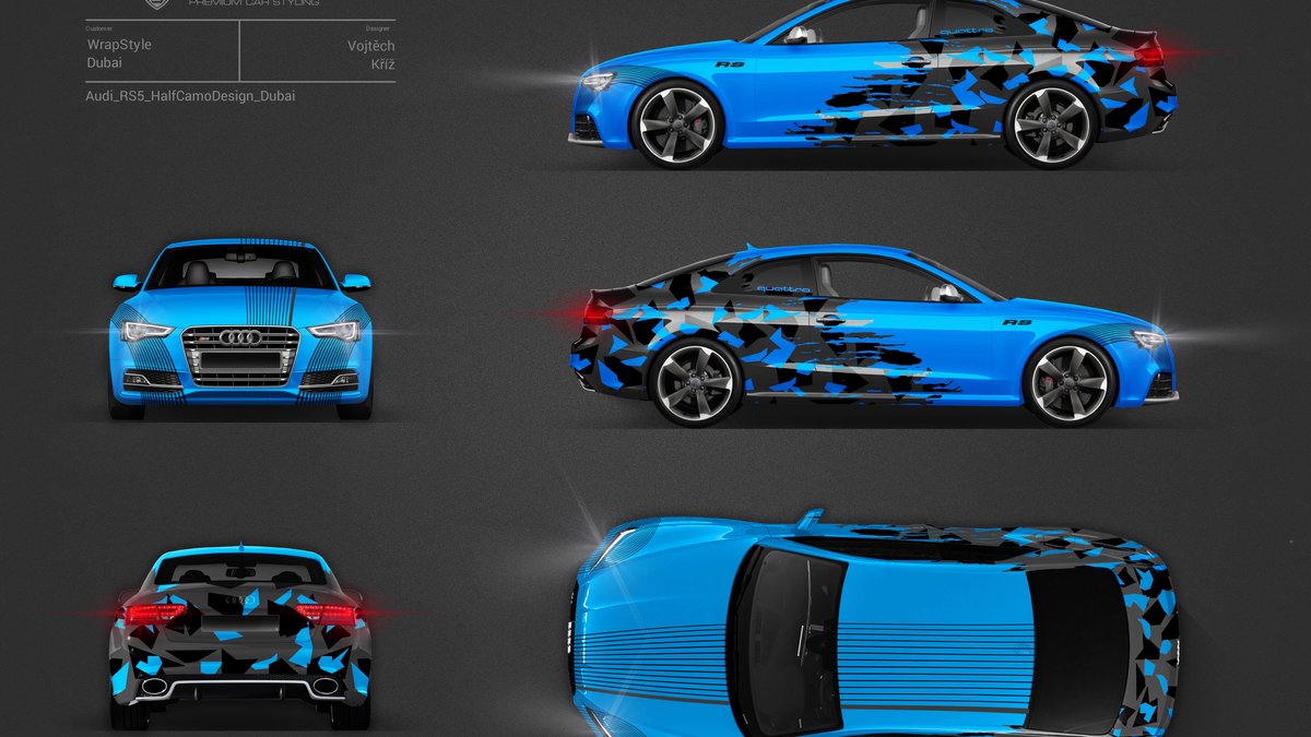 Audi S5 - HalfCamo design - img 3