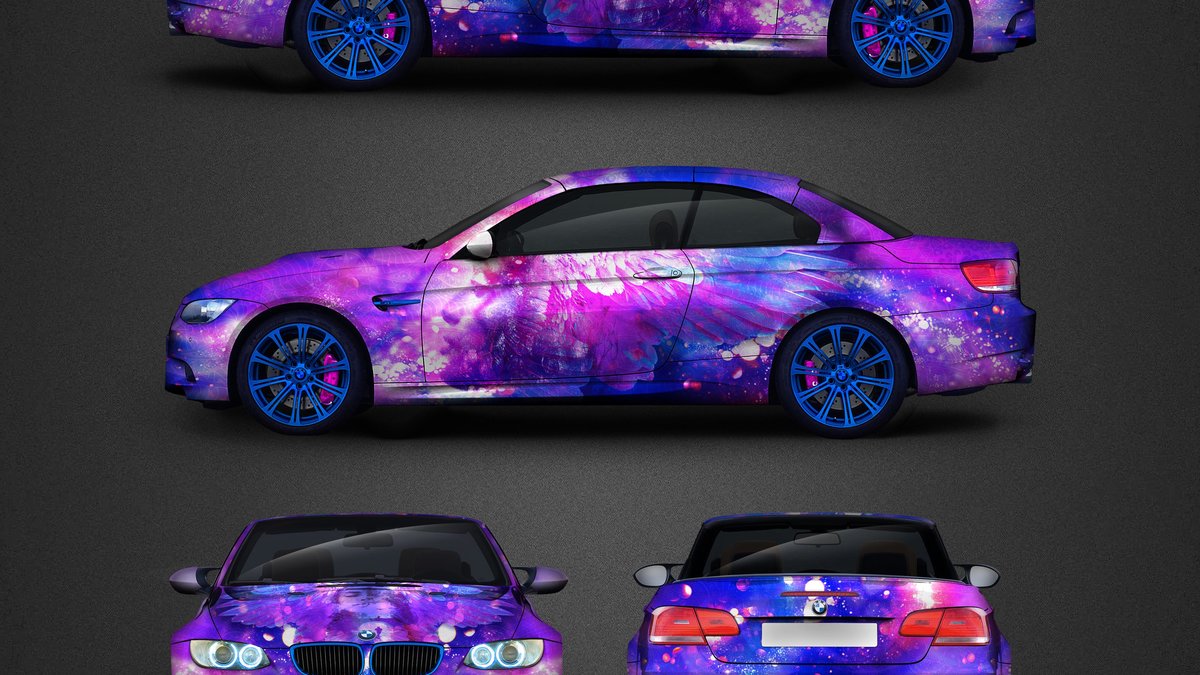 BMW M3 Convertible - Purple Dream design - cover