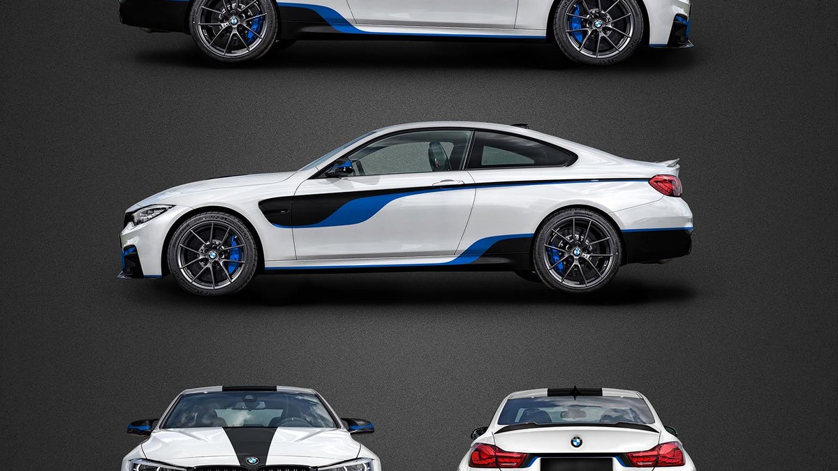 BMW M4 - McLaren Stripes design - cover