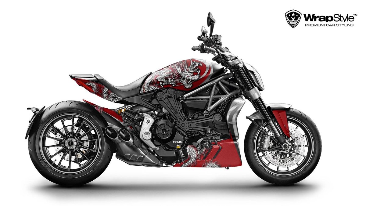 Ducati XDiavel - Dragon design - cover
