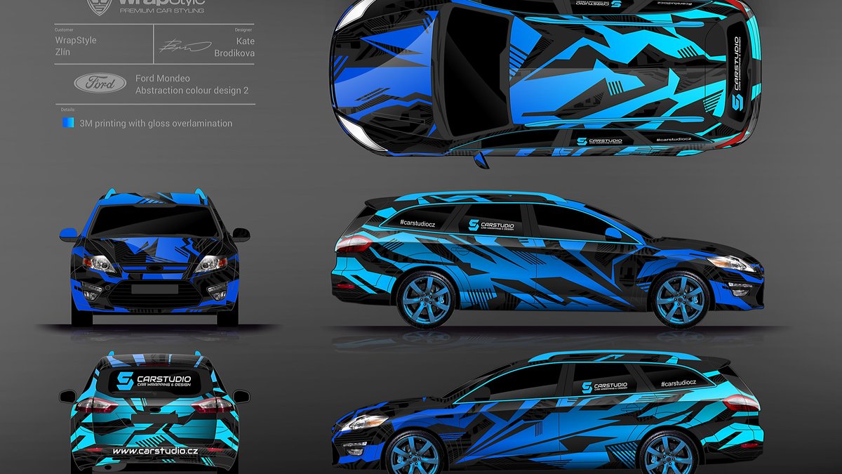 Ford Mondeo Combi - Abstract design - cover