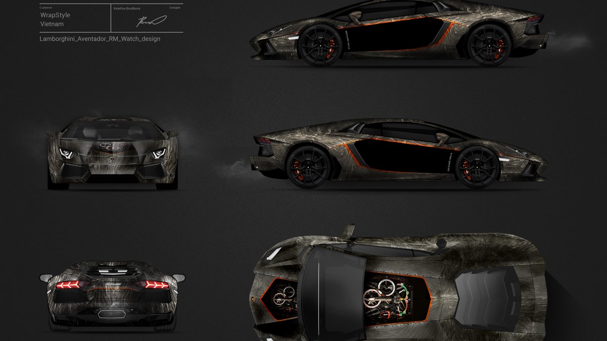 Lamborghini Aventador - Watch design - img 1