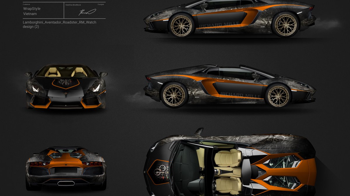 Lamborghini Aventador - Watch design - img 2