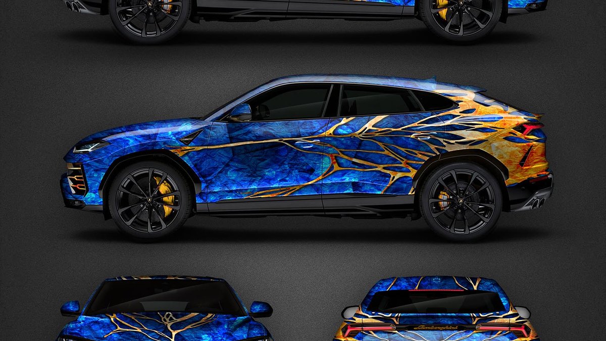 Lamborghini Urus - Liquid Gold design - cover