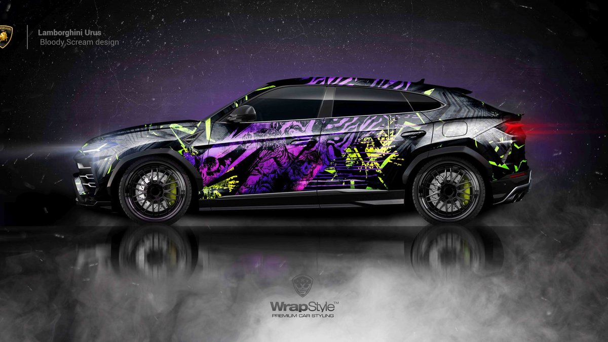 Lamborghini Urus - Neon Night Rider design - cover