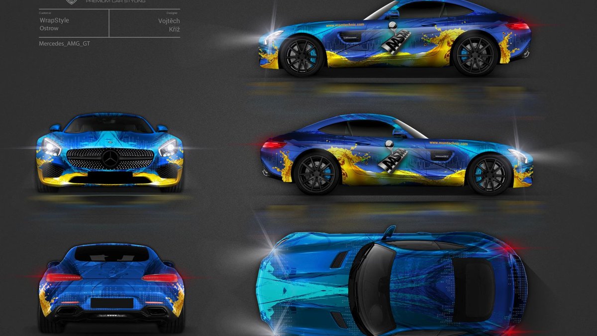 Mercedes AMG GT - MSM design - cover