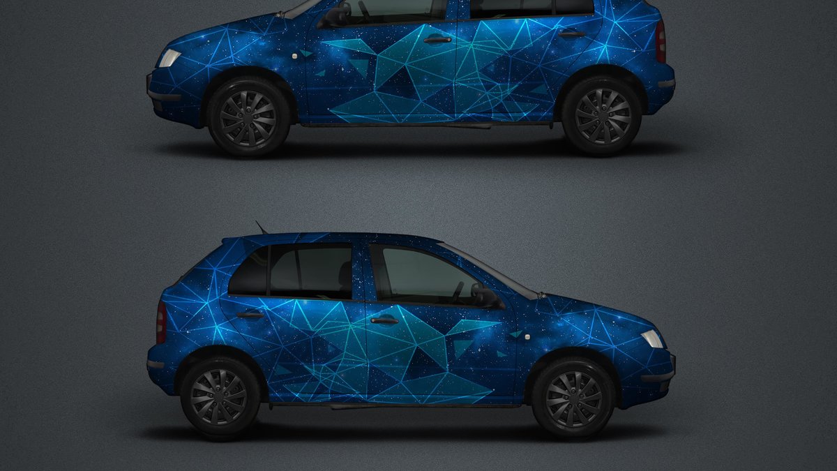 Skoda Fabia - Galaxy Triangles design - img 1