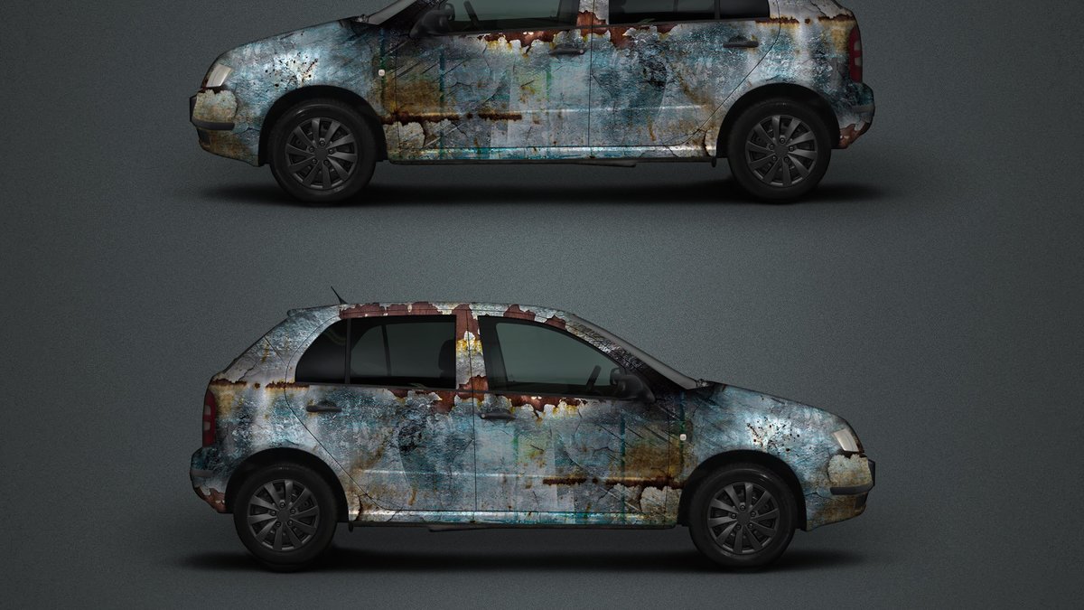 Skoda Fabia - Rusty Blue design - img 1