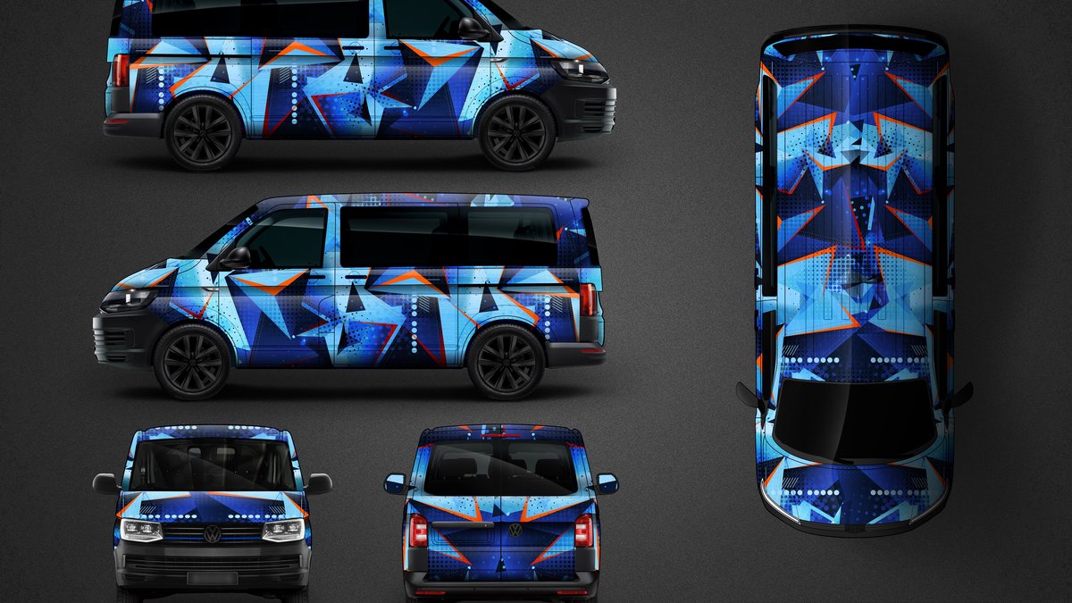 Volkswagen Transporter - Pop Steel Camo design - img 1