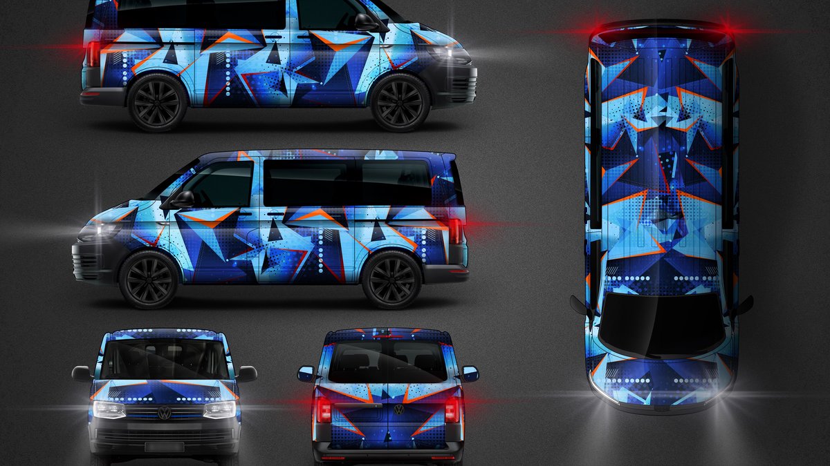 Volkswagen Transporter - Pop Steel Camo design - img 3