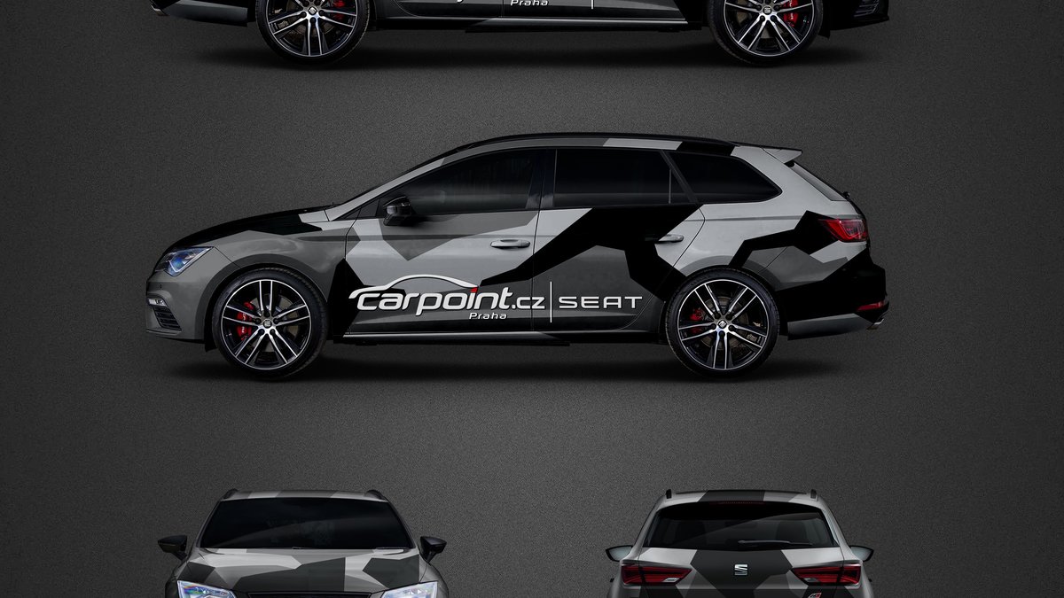 Seat Leon Cupra ST - Camouflage design - cover