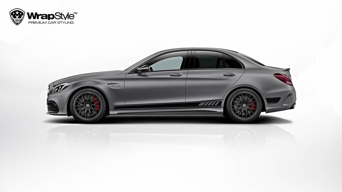 Mercedes AMG C63 - Stripes design - cover