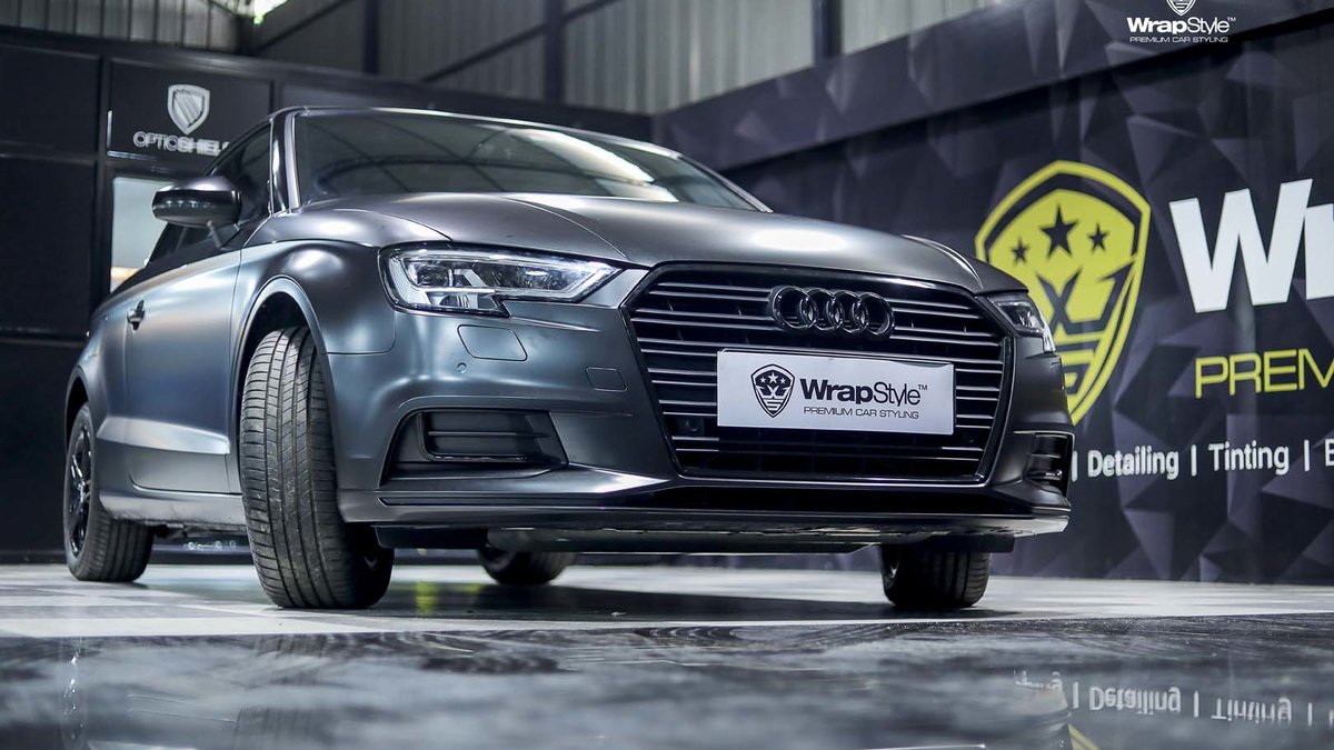 Audi A3 - Grey Satin wrap - img 2