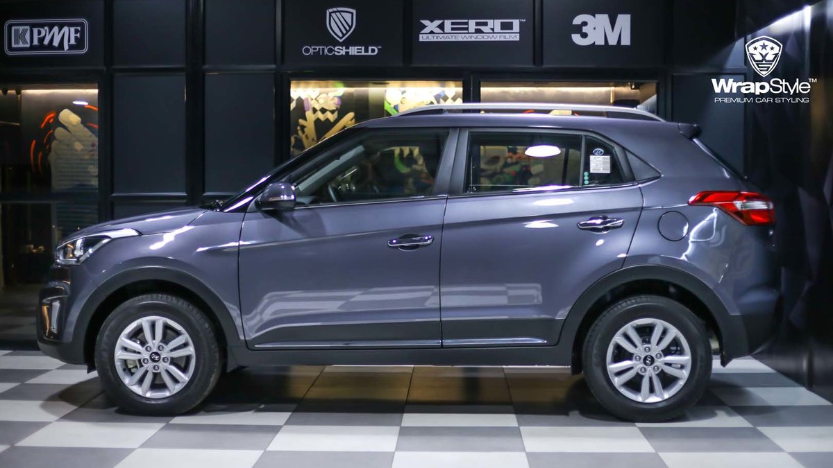 Hyundai Creta - Grey Gloss wrap - cover