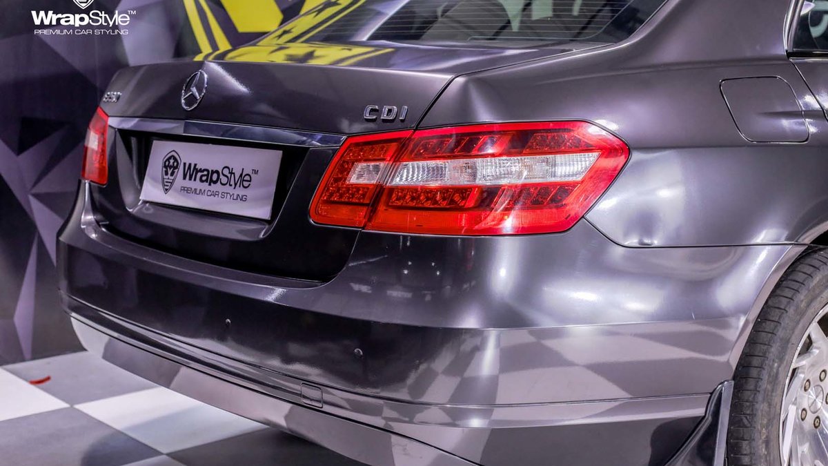 Mercedes E250 - Grey Metallic wrap - img 1